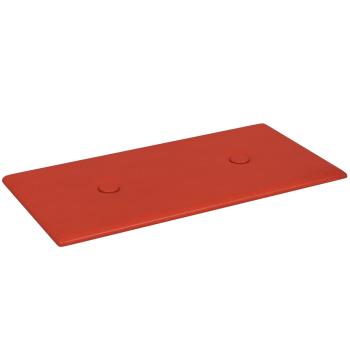 Wandkopfteilen 12 Stk. Rot Kunstleder