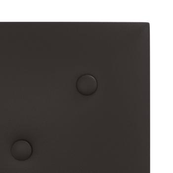 Wandkopfteilen 12 Stk. Schwarz Kunstleder