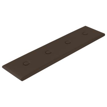 Wandkopfteilen 12 Stk. Braun Kunstleder