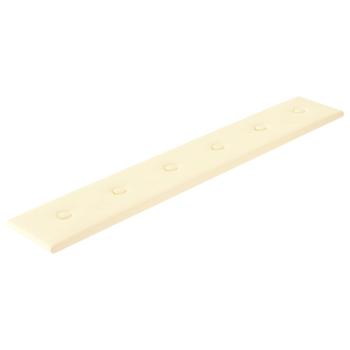 Wandkopfteilen 12 Stk. Creme Kunstleder