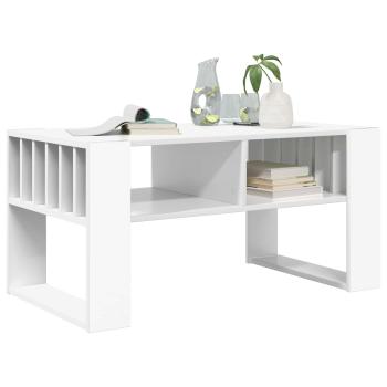 Couchtisch Weiß 92 x 49,5 x 45 cm Holzwerkstoff