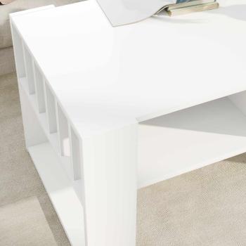 Couchtisch Weiß 92 x 49,5 x 45 cm Holzwerkstoff