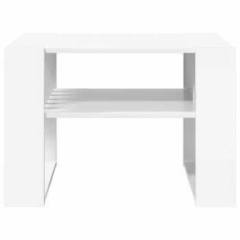 Couchtisch Weiß 66 x 49,5 x 45 cm Holzwerkstoff