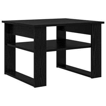 Couchtisch Schwarz Eichen-Optik 64 x 54 x 44 cm Holzwerkstoff