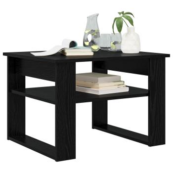 Couchtisch Schwarz Eichen-Optik 64 x 54 x 44 cm Holzwerkstoff