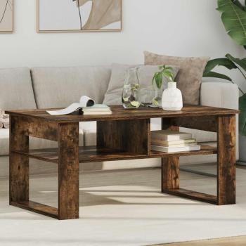 ARDEBO.de - Couchtisch Räuchereiche 96 x 54 x 44 cm Holzwerkstoff