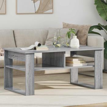 ARDEBO.de - Couchtisch Sonoma-Grau 96 x 54 x 44 cm Holzwerkstoff
