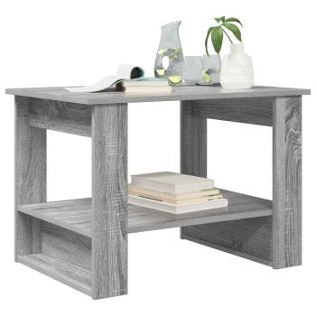 Couchtisch Sonoma-Grau 72 x 50 x 50 cm Holzwerkstoff