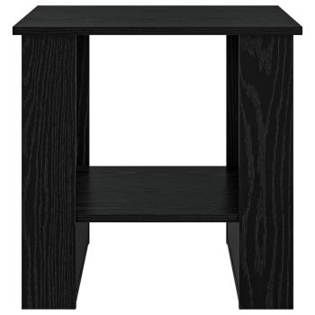 Couchtisch Schwarz Eichen-Optik 51 x 50 x 50 cm Holzwerkstoff