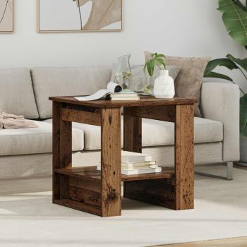 ARDEBO.de - Couchtisch Altholz 51 x 50 x 50 cm Holzwerkstoff