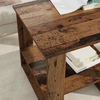 Couchtisch Altholz 51 x 50 x 50 cm Holzwerkstoff