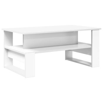 Couchtisch Weiß 90 x 50 x 40 cm Holzwerkstoff