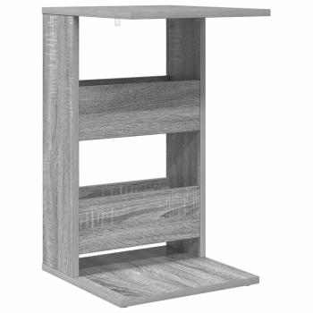 Beistelltisch Sonoma-Grau 40 x 35 x 60,5 cm Holzwerkstoff
