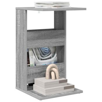 Beistelltisch Sonoma-Grau 40 x 35 x 60,5 cm Holzwerkstoff