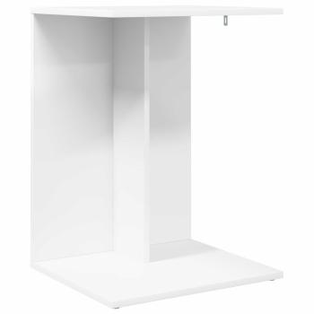 Beistelltisch Weiß 45 x 40 x 62,5 cm Holzwerkstoff