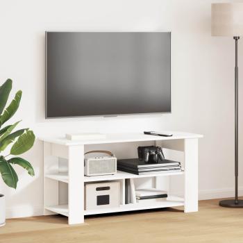 ARDEBO.de - TV-Ständer Weiß 100 x 40 x 50 cm