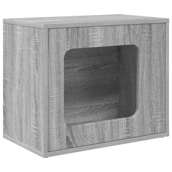Katzenhaus Sonoma-Grau 51 x 30 x 42,5 cm Holzwerkstoff