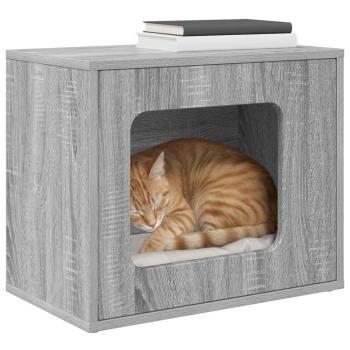 Katzenhaus Sonoma-Grau 51 x 30 x 42,5 cm Holzwerkstoff