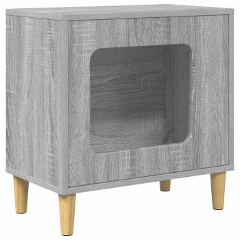 Katzenhaus Sonoma-Grau 51 x 30 x 52 cm Holzwerkstoff