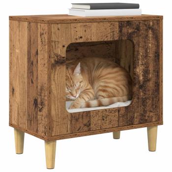Katzenhaus Altholz 51 x 30 x 52 cm Holzwerkstoff