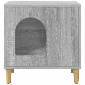 Katzenhaus Sonoma-Grau 51 x 30 x 52 cm Holzwerkstoff