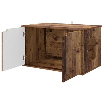 Katzenhaus Altholz 85 x 55 x 50,5 cm Holzwerkstoff