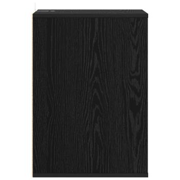 Schubladenschrank 3-Schublade Schwarz Eichen-Optik