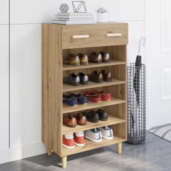 ARDEBO.de - Schuhschrank 60 x 35 x 105 cm Holzwerkstoff Artisan-Eiche