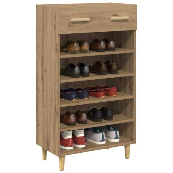 Schuhschrank 60 x 35 x 105 cm Holzwerkstoff Artisan-Eiche