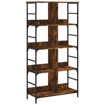 B?cherregal R?uchereiche 78,5x33x153 cm Holzwerkstoff
