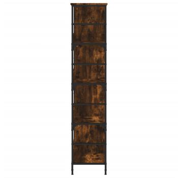 B?cherregal R?uchereiche 78,5x33x153 cm Holzwerkstoff