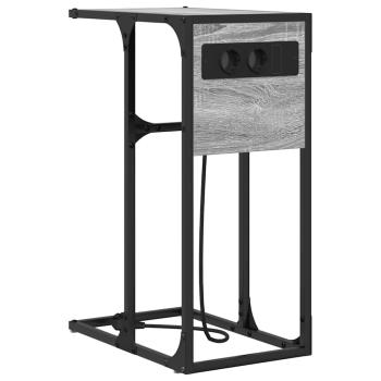 Nachttisch Sonoma-Grau 41,5 x 26 x 60,5 cm Holzwerkstoff