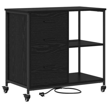 Schrank mit Ladestation 76 x 41 x 72 cm Holzwerkstoff