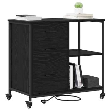Schrank mit Ladestation 76 x 41 x 72 cm Holzwerkstoff