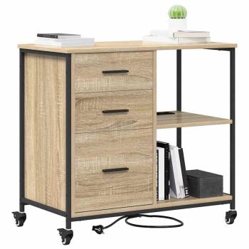 Schrank mit Ladestation 76 x 41 x 72 cm Holzwerkstoff
