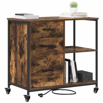 Schrank mit Ladestation 76 x 41 x 72 cm Holzwerkstoff