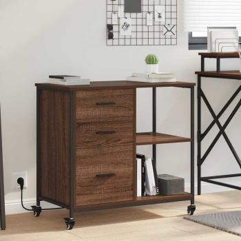 ARDEBO.de - Schrank mit Ladestation 76 x 41 x 72 cm Holzwerkstoff
