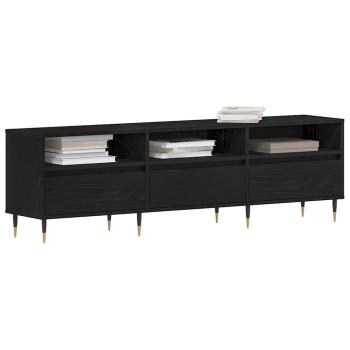 TV-Schränk 150 x 30 x 44,5 cm Schwarz Eichen-Optik
