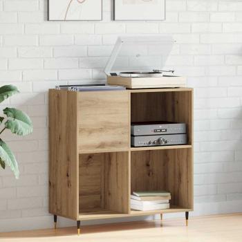 ARDEBO.de - Schallplattenschrank Artisan-Eiche 85 x 38 x 89 cm