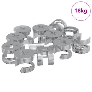 Zapfenschloss-Muttern 8372 stk. Silber Metall