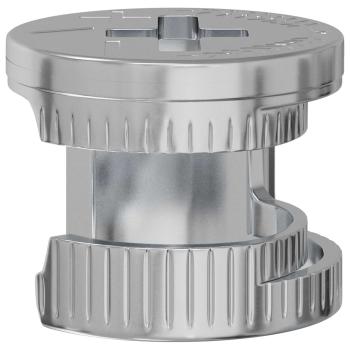 Zapfenschloss-Muttern 8372 stk. Silber Metall
