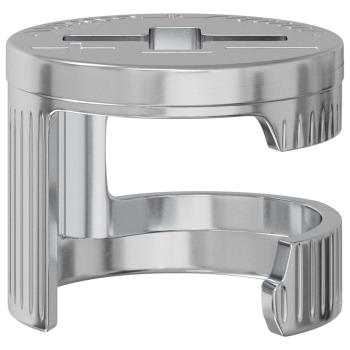 Zapfenschloss-Muttern 8372 stk. Silber Metall