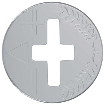 Zapfenschloss-Muttern 8372 stk. Silber Metall
