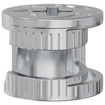 Zapfenschloss-Muttern 4000 stk. Silber Metall