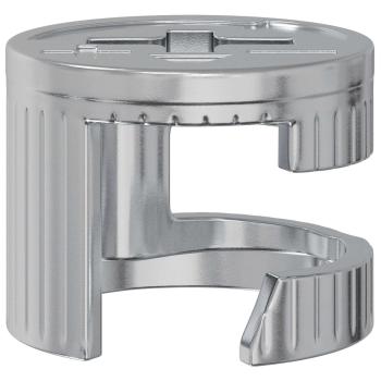 Zapfenschloss-Muttern 4000 stk. Silber Metall