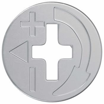 Zapfenschloss-Muttern 4000 stk. Silber Metall