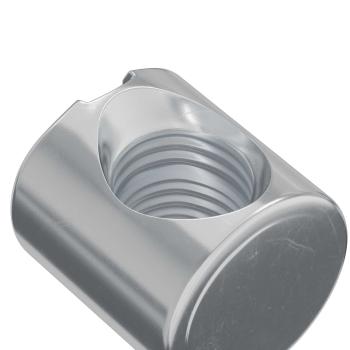 Zylindermuttern 4500 stk. Silber M6 x 12 mm Metall
