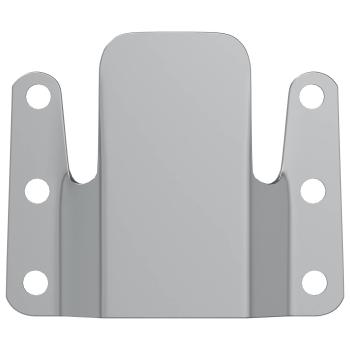 Flush-Montagehalterung 419 Silber 75 x 66 x 1,4 mm Stahl