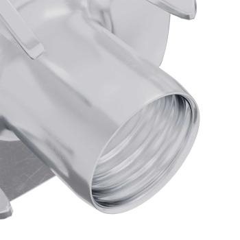 Stift-T-Nuss 7200 stk. Silber M6 mm Stahl