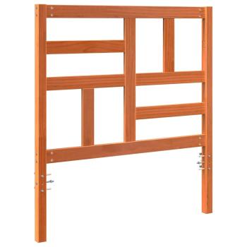 Bettkopfteil Wachsbraun 80,5 x 4 x 104 cm Massives Kiefernholz